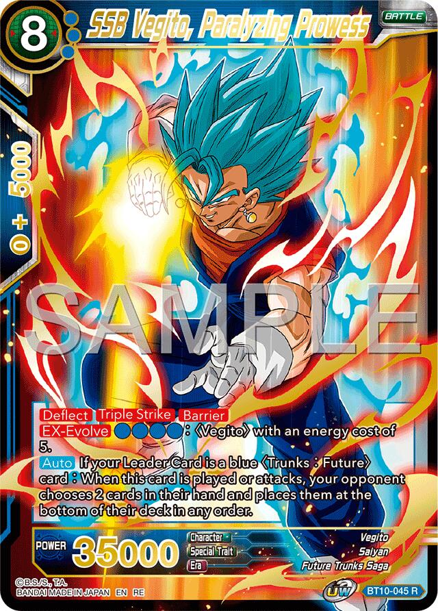 SSB Vegito, Paralyzing Prowess (Reprint) (BT10-045) [Premium Anniversary Box 2025] | The Time Vault CA