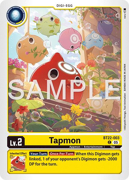 Tapmon [BT22-003] [Cyber Eden] | The Time Vault CA