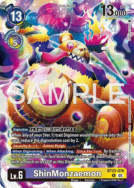 ShinMonzaemon [BT22-076] [Cyber Eden] | The Time Vault CA