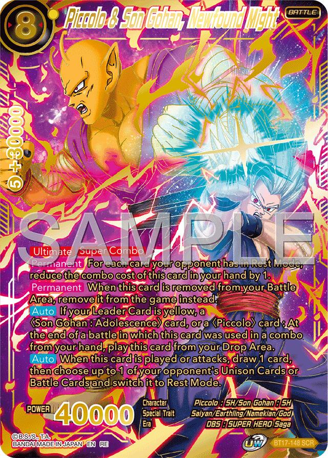 Piccolo & Son Gohan, Newfound Might (Alternate Art) (BT17-148) [Premium Anniversary Box 2025] | The Time Vault CA