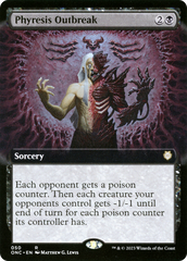 Phyresis Outbreak (Extended Art) [Phyrexia: All Will Be One Commander] | The Time Vault CA