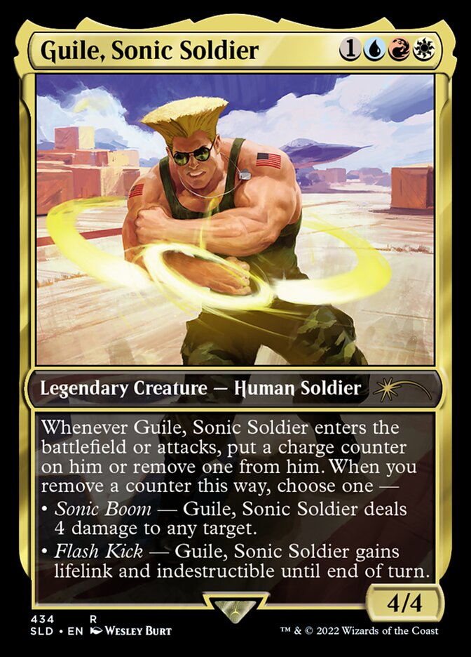 Guile, Sonic Soldier [Secret Lair Drop Series] | The Time Vault CA