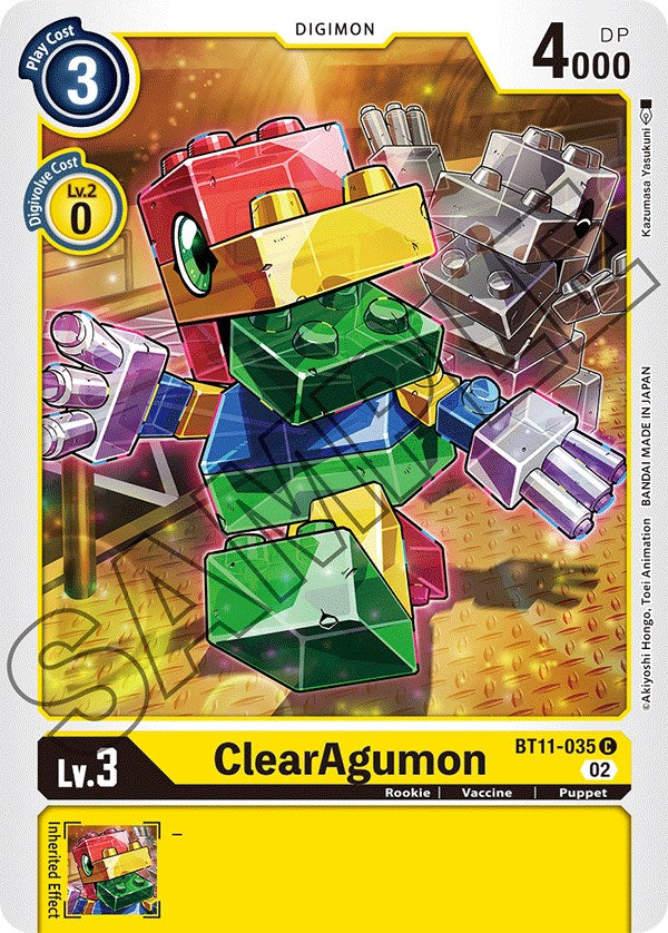 ClearAgumon [BT11-035] [Dimensional Phase] | The Time Vault CA