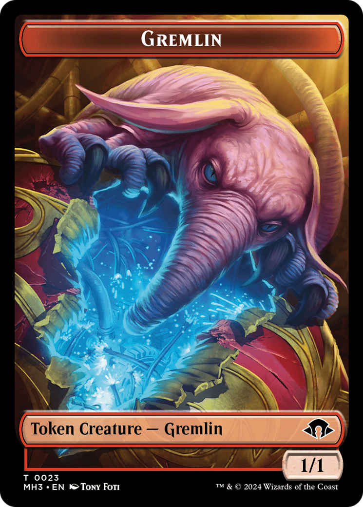 Copy // Gremlin Double-Sided Token [Modern Horizons 3 Tokens] | The Time Vault CA