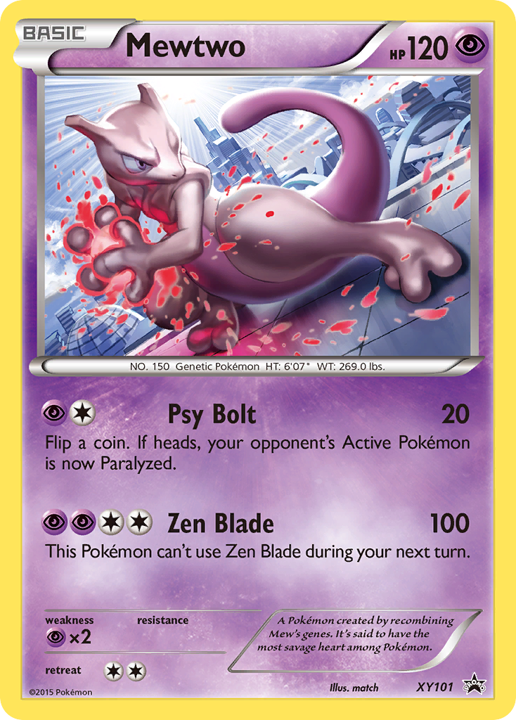 Mewtwo (XY101) [XY: Black Star Promos] | The Time Vault CA