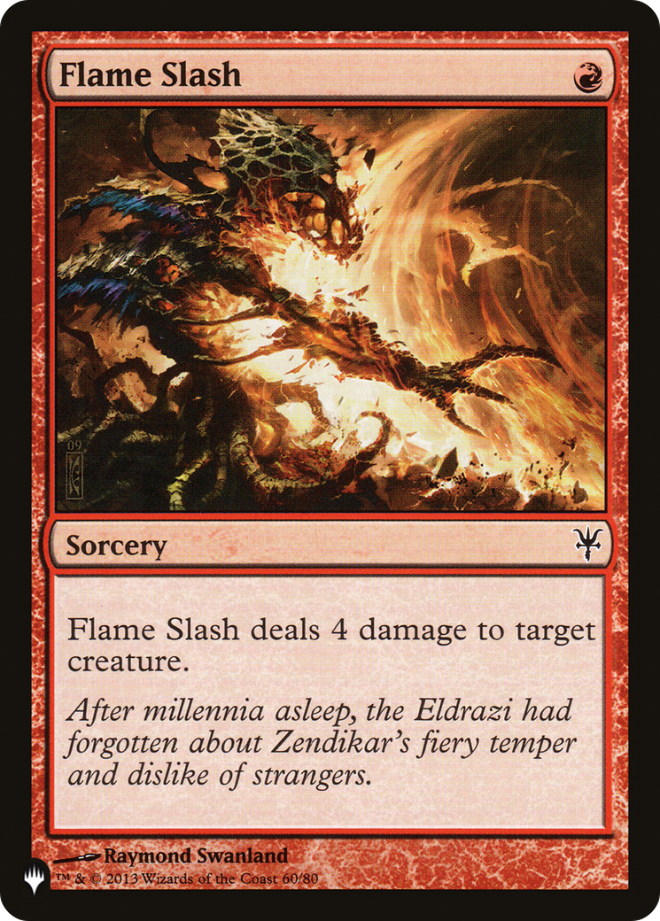 Flame Slash [The List] | The Time Vault CA