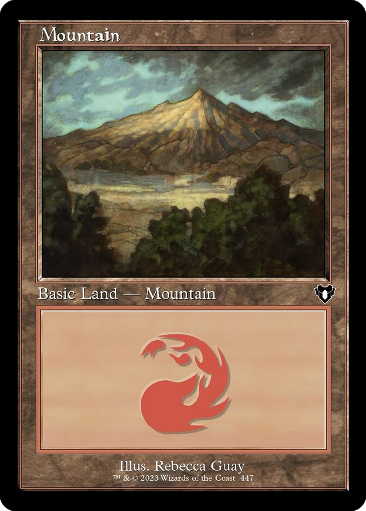 Mountain (447) (Retro) [Commander Masters] | The Time Vault CA