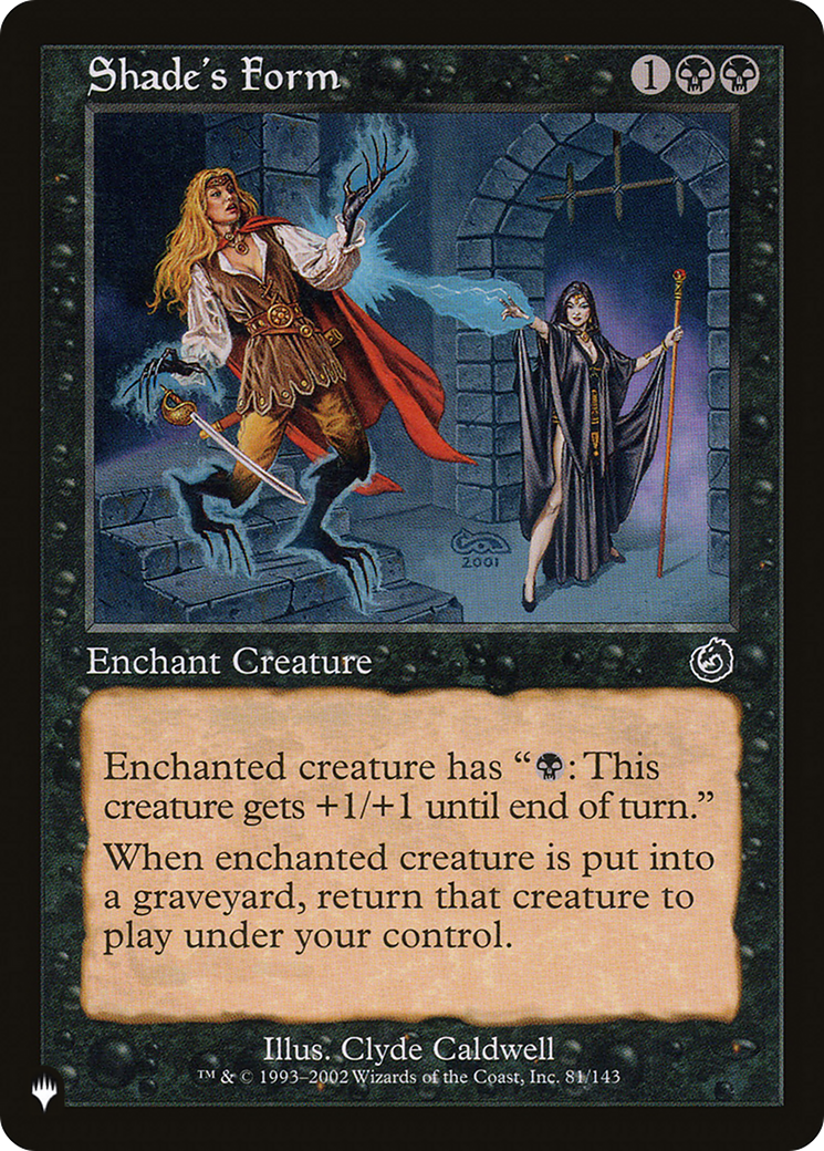 Shade's Form [The List] | The Time Vault CA