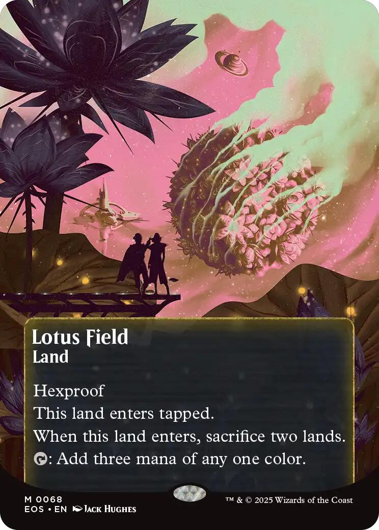 Lotus Field (0068) (Borderless) [Edge of Eternities: Stellar Sights] | The Time Vault CA