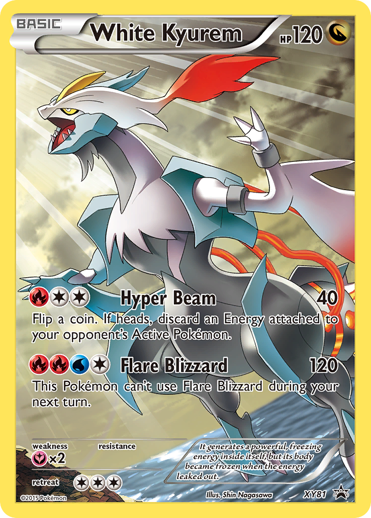 White Kyurem (XY81) (Full Art Promo) [XY: Black Star Promos] | The Time Vault CA