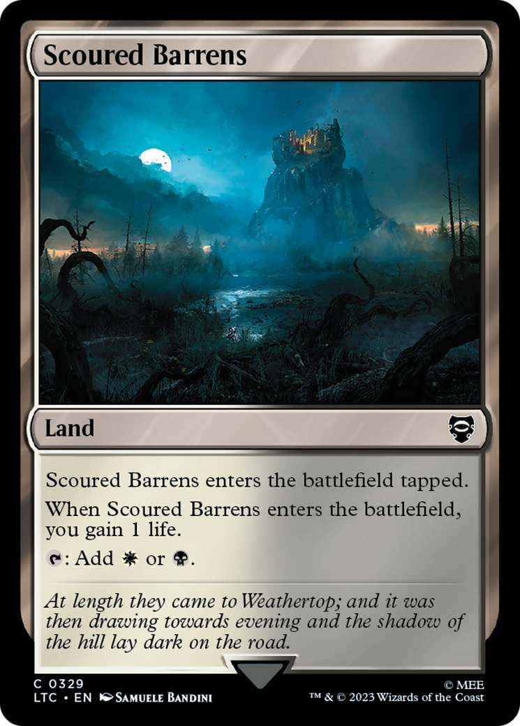 Scoured Barrens [The Lord of the Rings: Tales of Middle-Earth Commander] | The Time Vault CA