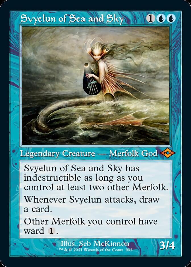 Svyelun of Sea and Sky (Retro Foil Etched) [Modern Horizons 2] | The Time Vault CA