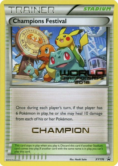 Champions Festival (XY176) (2016 Champion) [XY: Black Star Promos] | The Time Vault CA