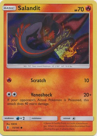 Salandit (15/145) (Collection Promo) [Sun & Moon: Guardians Rising] | The Time Vault CA