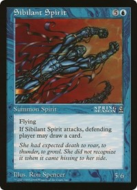 Sibilant Spirit (Oversized) [Oversize Cards] | The Time Vault CA