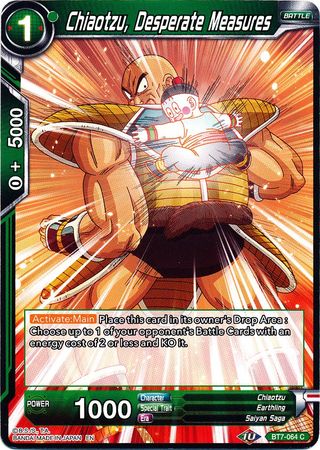 Chiaotzu, Desperate Measures (BT7-064) [Assault of the Saiyans] | The Time Vault CA