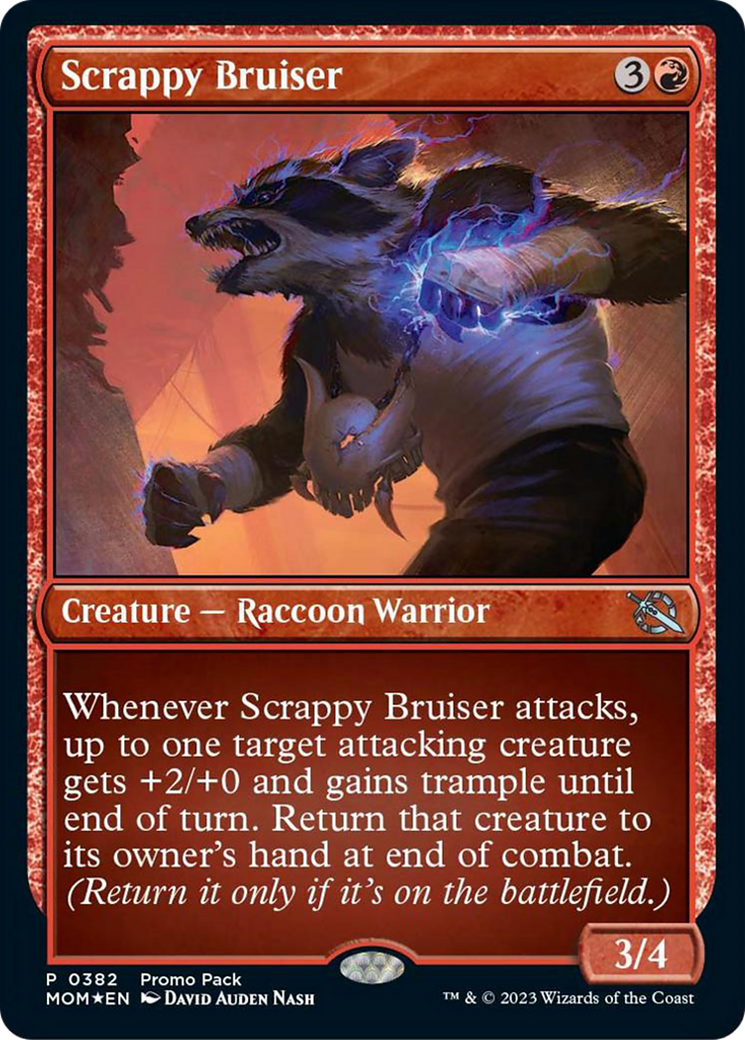 Scrappy Bruiser (Promo Pack) [March of the Machine Promos] | The Time Vault CA