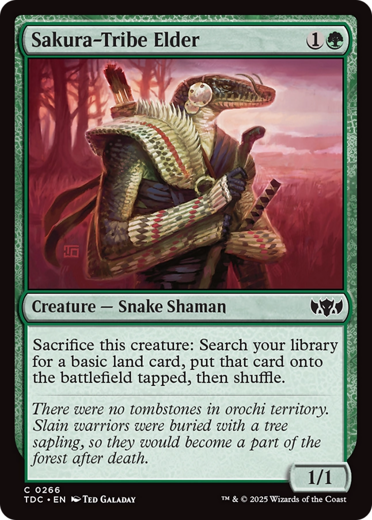 Sakura-Tribe Elder [Tarkir: Dragonstorm Commander] | The Time Vault CA