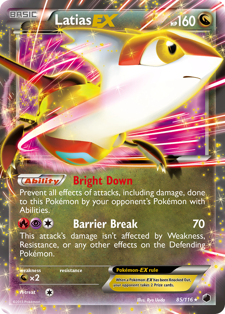 Latias EX (85/116) [Black & White: Plasma Freeze] | The Time Vault CA