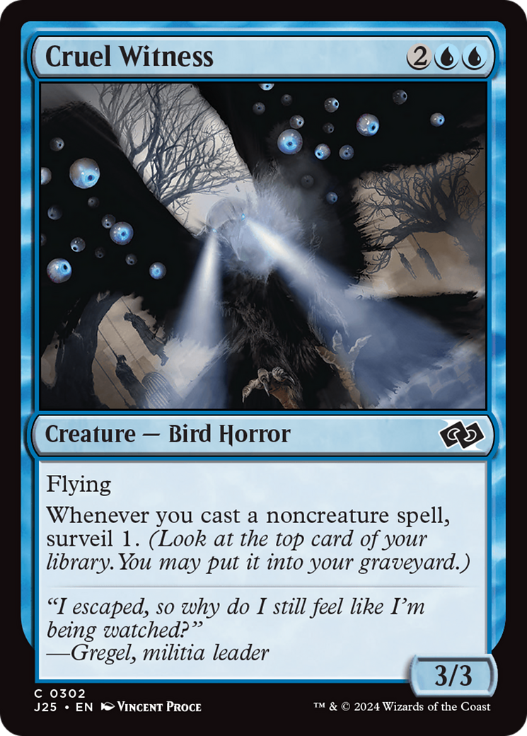 Cruel Witness [Foundations Jumpstart] | The Time Vault CA