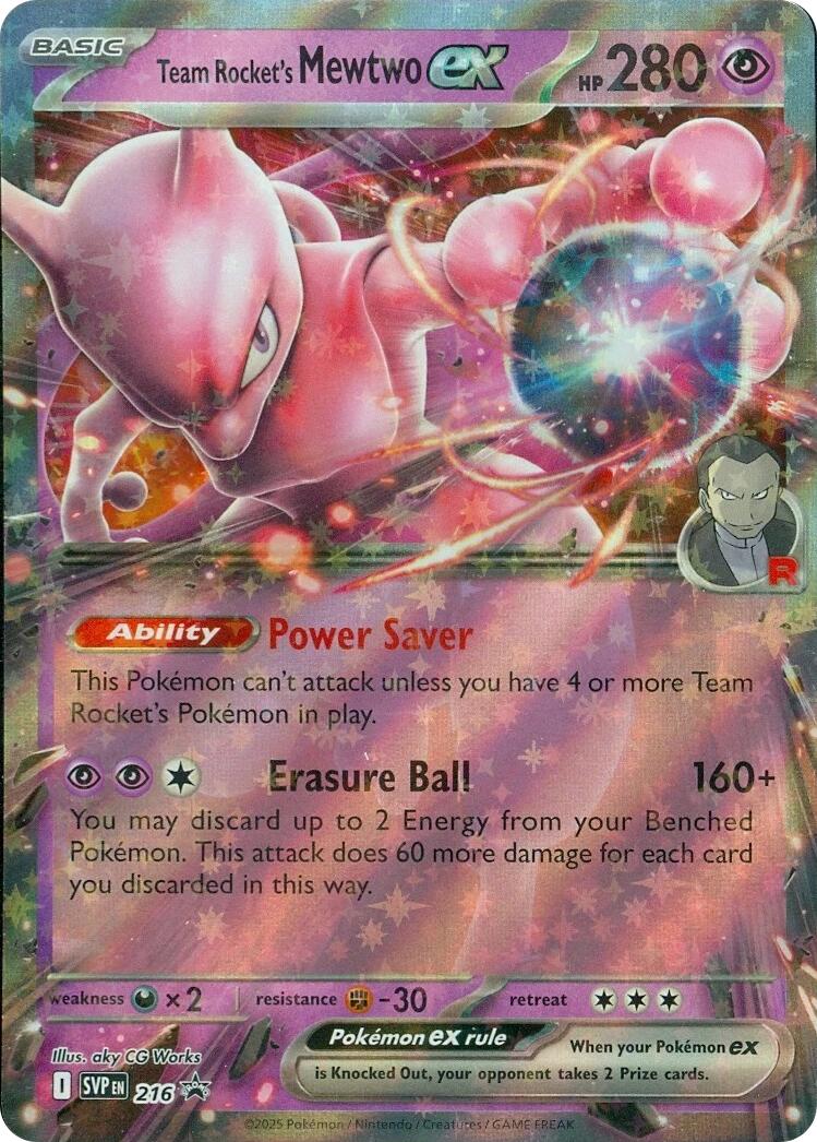 Team Rocket's Mewtwo ex (216) [Scarlet & Violet: Black Star Promos] | The Time Vault CA