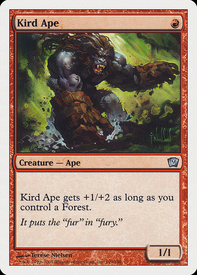 Kird Ape (9th Edition) [Oversize Cards] | The Time Vault CA