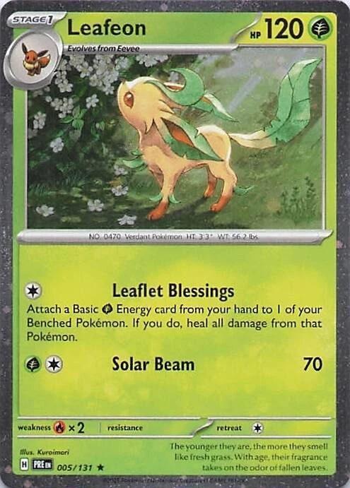 Leafeon (005/131) (Cosmos Holo) [Miscellaneous Cards] | The Time Vault CA