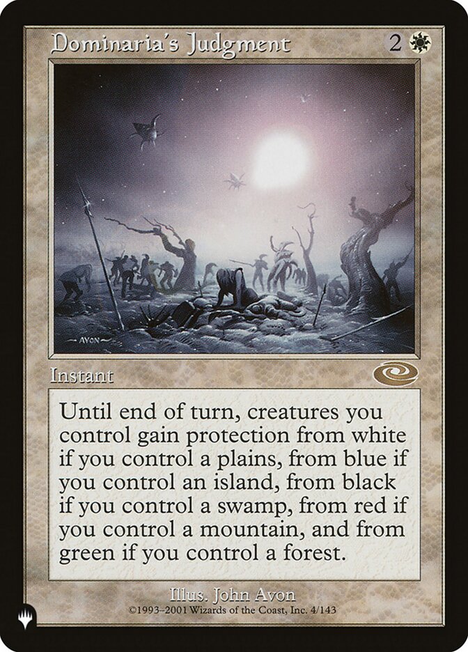 Dominaria's Judgment [The List] | The Time Vault CA
