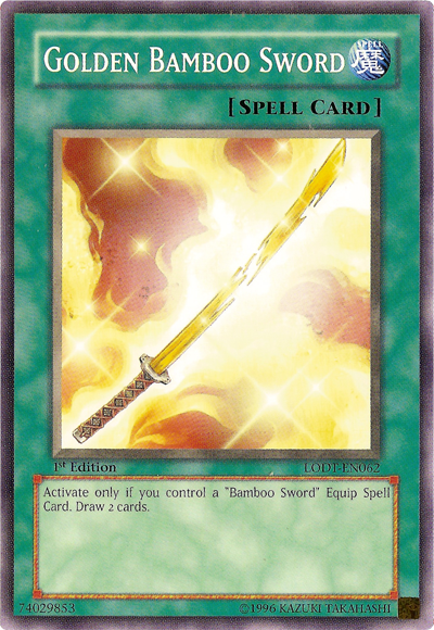 Golden Bamboo Sword [LODT-EN062] Common | The Time Vault CA