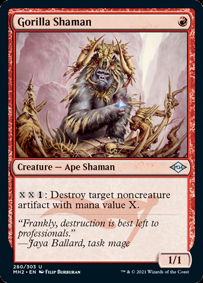 Gorilla Shaman (Foil Etched) [Modern Horizons 2] | The Time Vault CA