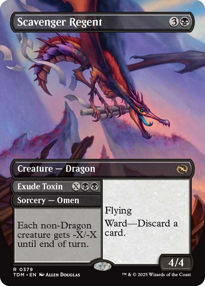 Scavenger Regent (Borderless) [Tarkir: Dragonstorm] | The Time Vault CA