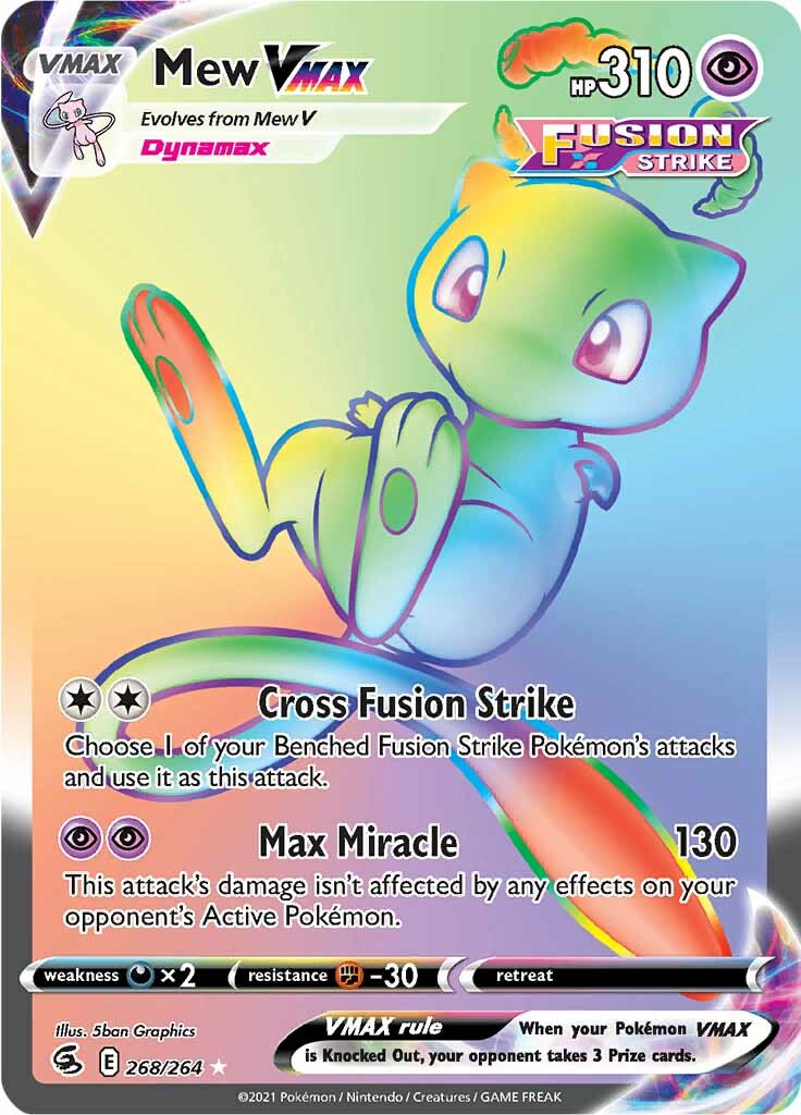 Mew VMAX (268/264) [Sword & Shield: Fusion Strike] | The Time Vault CA