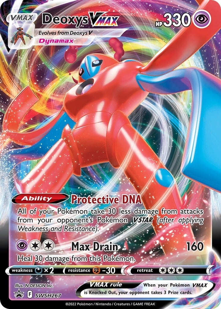 Deoxys VMAX (SWSH267) [Sword & Shield: Black Star Promos] | The Time Vault CA