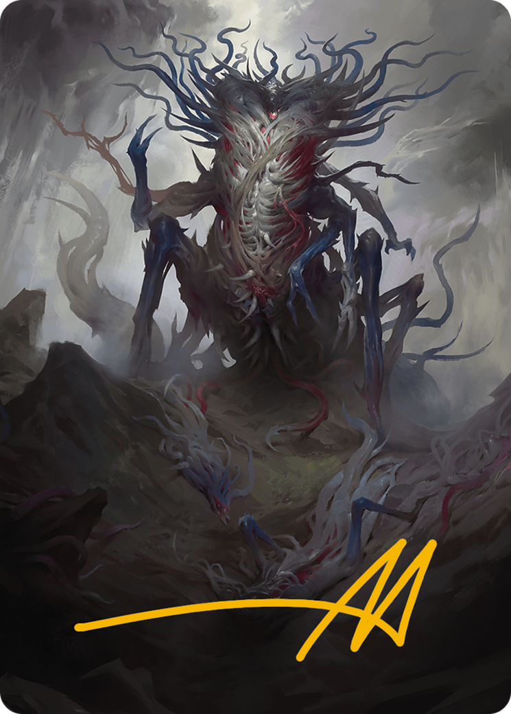 Azlask, the Swelling Scourge Art Card (Gold-Stamped Signature) [Modern Horizons 3 Art Series] | The Time Vault CA