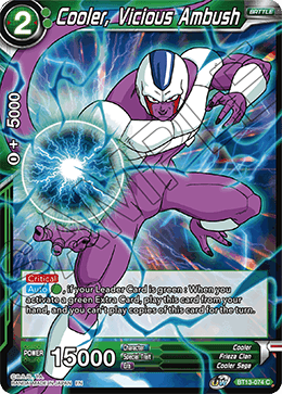 Cooler, Vicious Ambush (Common) (BT13-074) [Supreme Rivalry] | The Time Vault CA