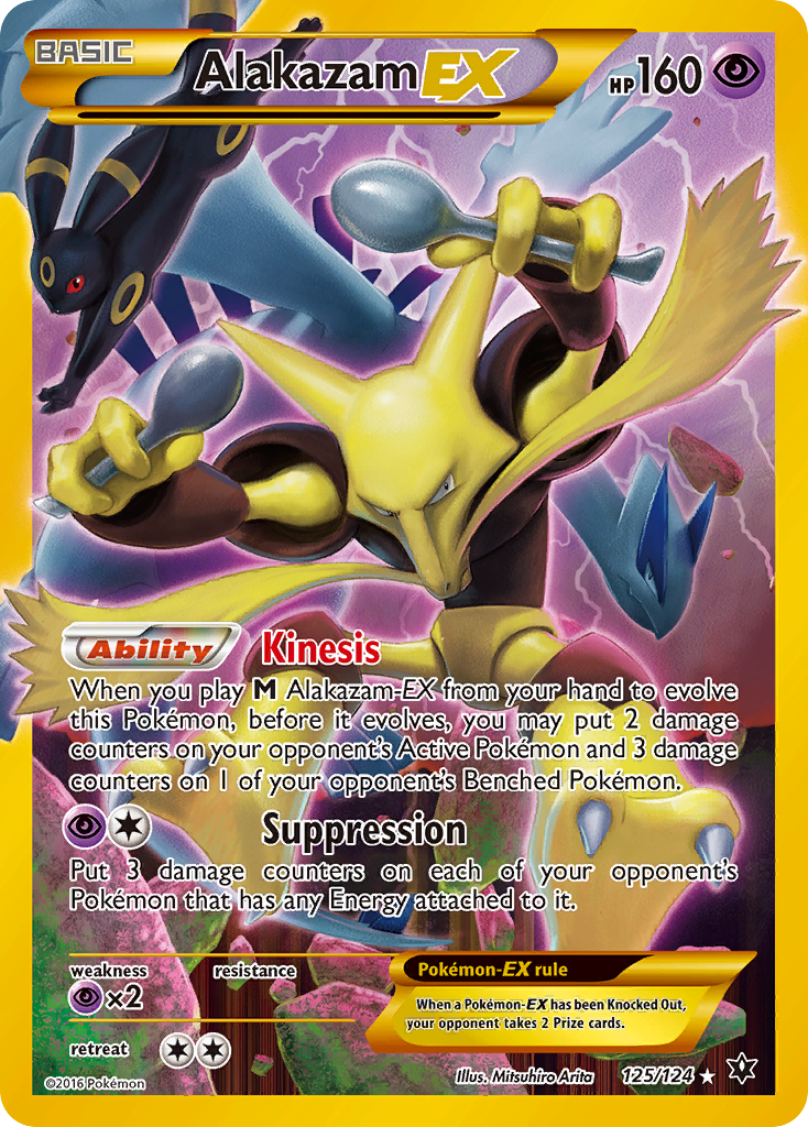 Alakazam EX (125/124) [XY: Fates Collide] | The Time Vault CA