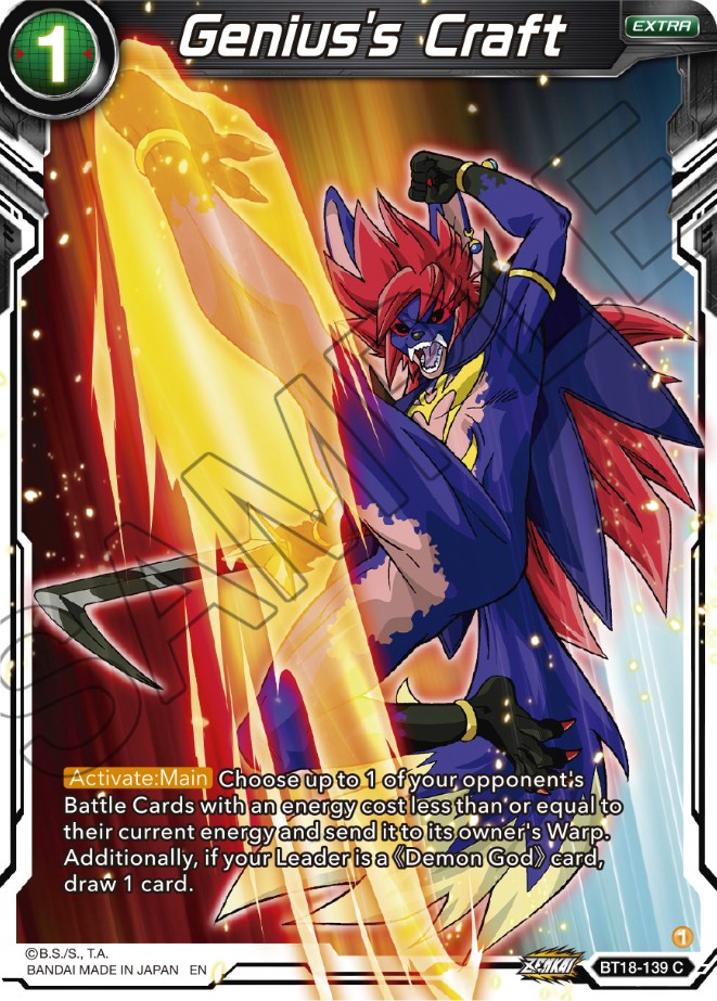 Genius's Craft (BT18-139) [Dawn of the Z-Legends] | The Time Vault CA