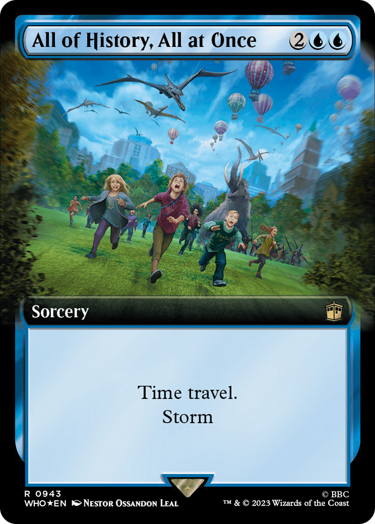 All of History, All at Once (Extended Art) (Surge Foil) [Doctor Who] | The Time Vault CA