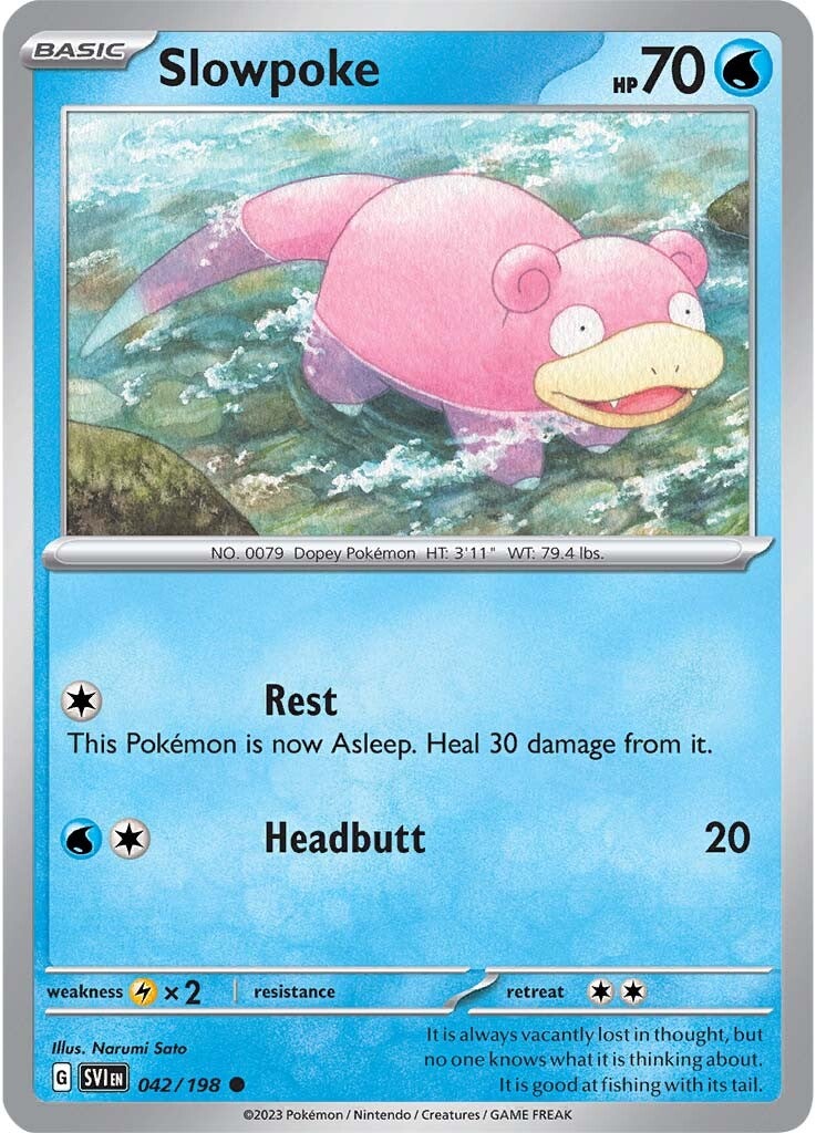 Slowpoke (042/198) [Scarlet & Violet: Base Set] | The Time Vault CA