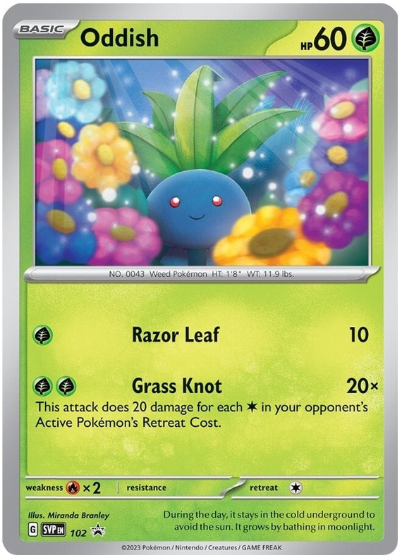 Oddish (102) [Scarlet & Violet: Black Star Promos] | The Time Vault CA