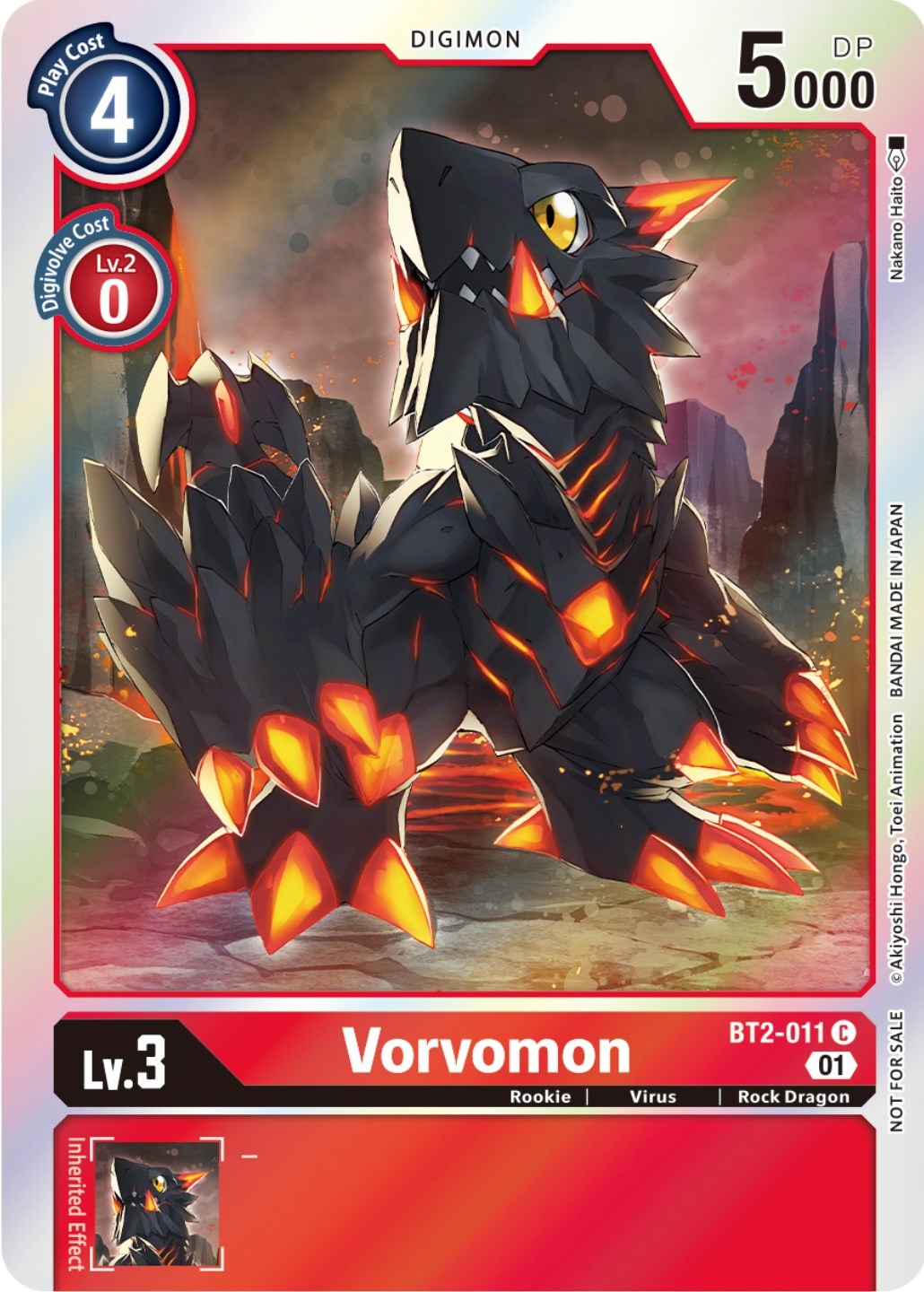 Vorvomon [BT2-011] (ST-11 Special Entry Pack) [Release Special Booster Promos] | The Time Vault CA