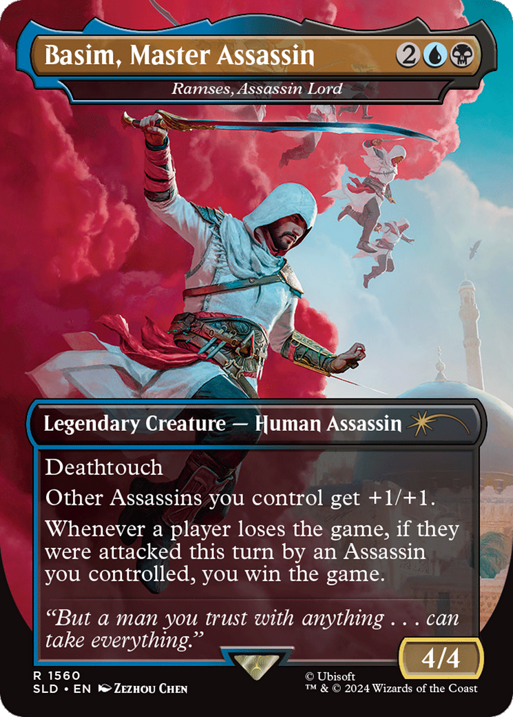 Basim, Master Assassin - Ramses, Assassin Lord (Rainbow Foil) [Secret Lair Drop Series] | The Time Vault CA