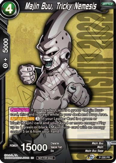 Majin Buu, Tricky Nemesis (P-398) [Promotion Cards] | The Time Vault CA