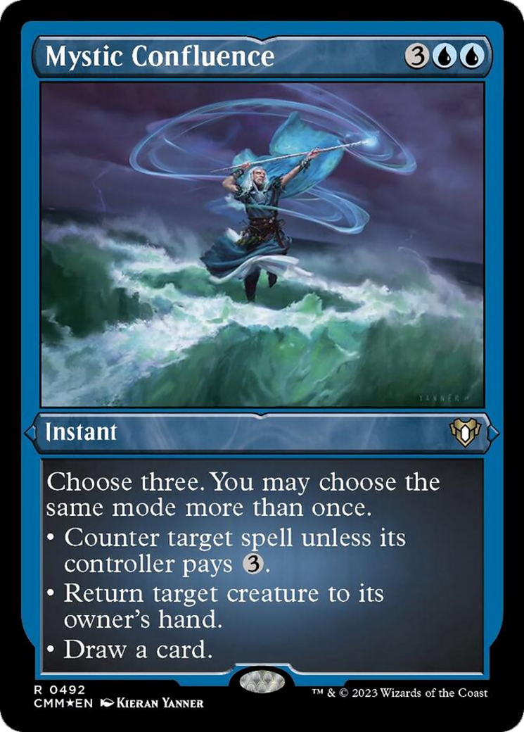Mystic Confluence (Foil Etched) [Commander Masters] | The Time Vault CA