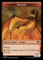 Soldier // Dragon (0020) Double-Sided Token [Commander Masters Tokens] | The Time Vault CA