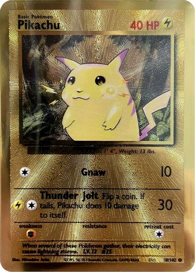 Pikachu (58/102) (Celebrations Metal Card) [Celebrations: 25th Anniversary] | The Time Vault CA