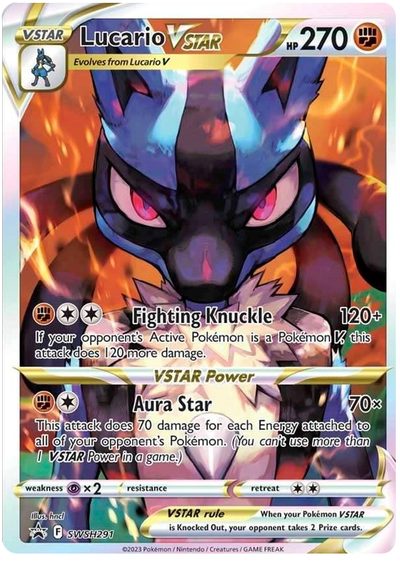 Lucario VSTAR (SWSH291) [Sword & Shield: Black Star Promos] | The Time Vault CA