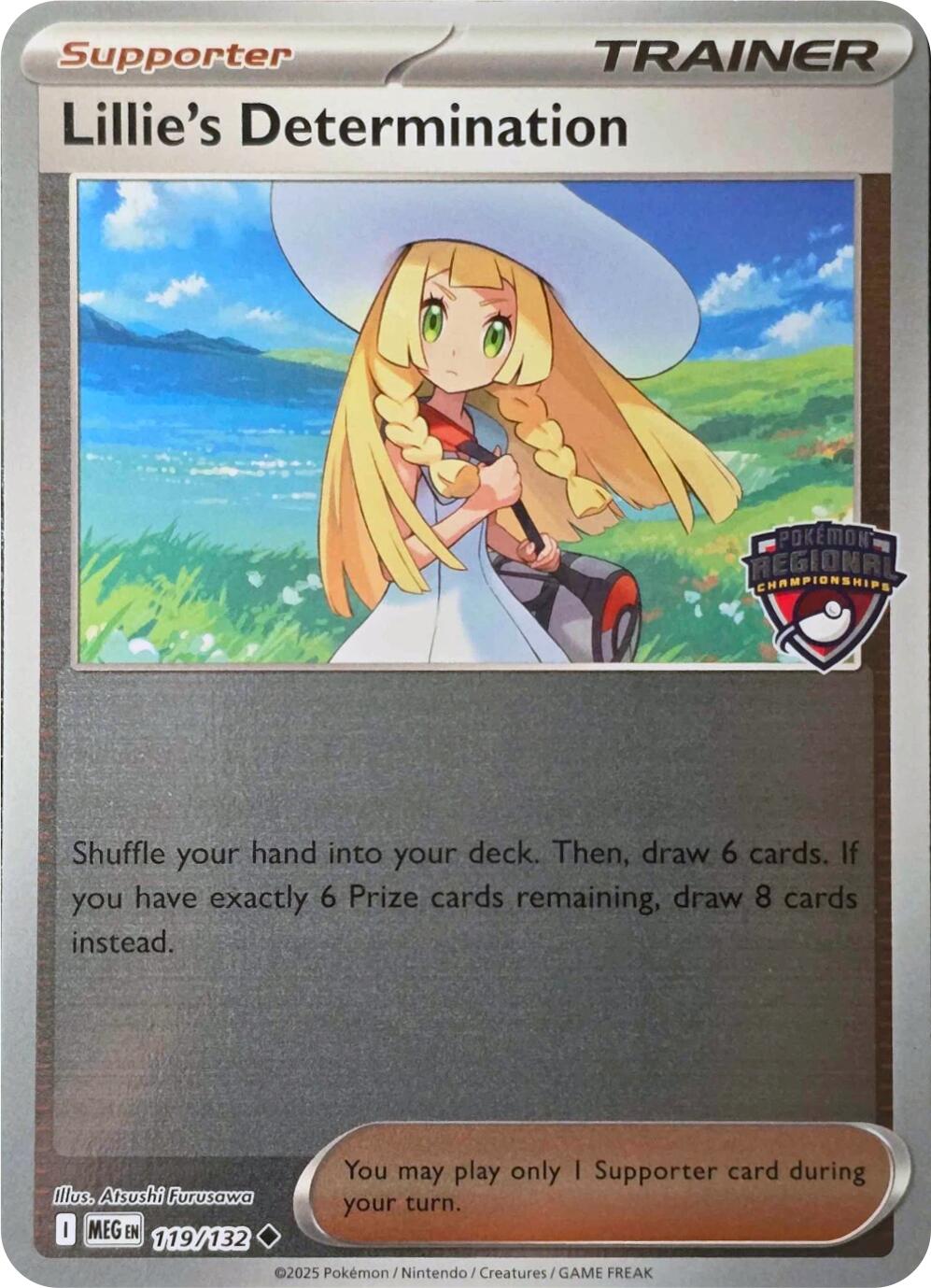 Lillie's Determination (119/132) (Regional Championships) [League & Championship Cards] | The Time Vault CA