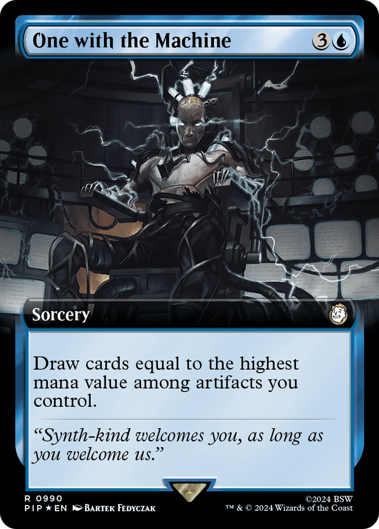 One with the Machine (Extended Art) (Surge Foil) [Fallout] | The Time Vault CA