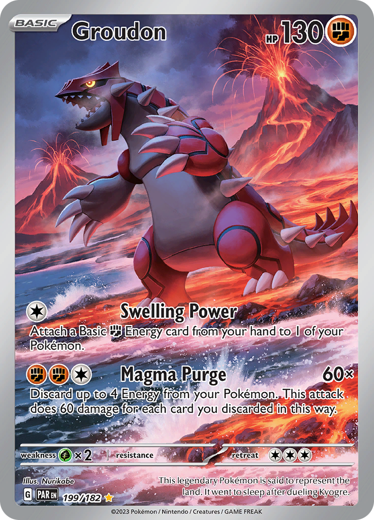 Groudon (199/182) [Scarlet & Violet: Paradox Rift] | The Time Vault CA